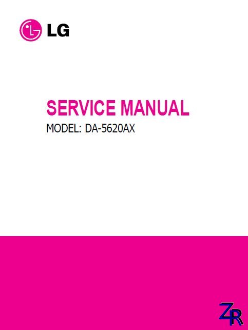 Service Manual - LG - DA-5620AX [PDF]