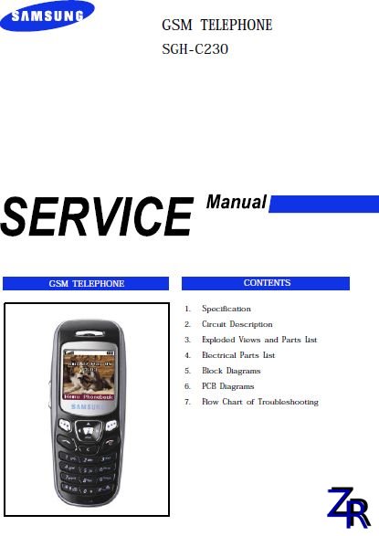 Service Manual - Samsung - SGH-C230 [PDF]
