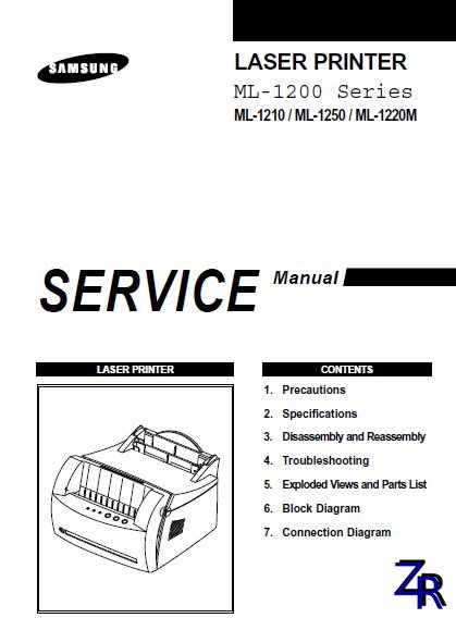 Service Manual - Samsung - ML-1200 [PDF]