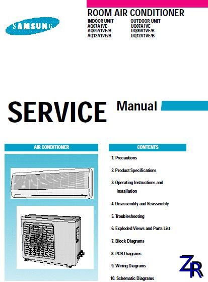 Service Manual - Samsung - AQ07A1VE / UQ07A1VE [PDF]