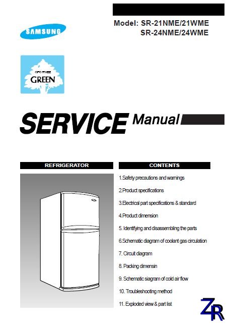 Service Manual - Samsung - SR-21NME / 21WME, SR-24NME / 24WME [PDF]