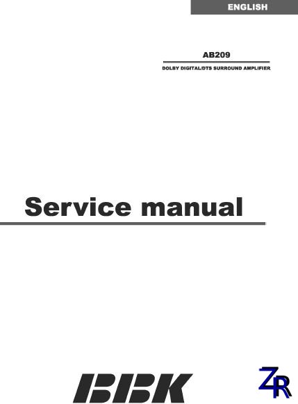 Service Manual - BBK - AB209 [PDF]