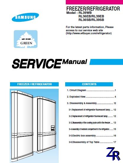 Service Manual - Samsung - RL39WB [PDF]